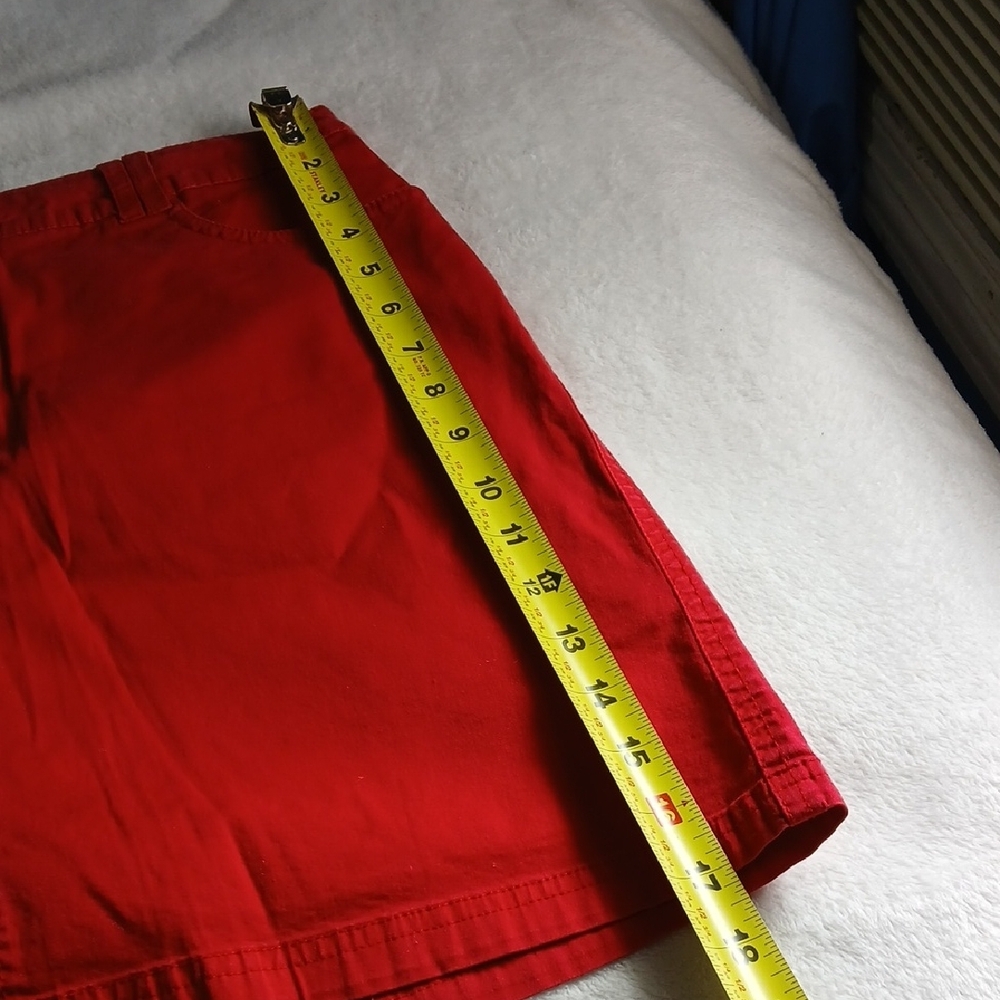 Croft & Barrow Vibrant Red Mini Skirt - Picture 7 of 8